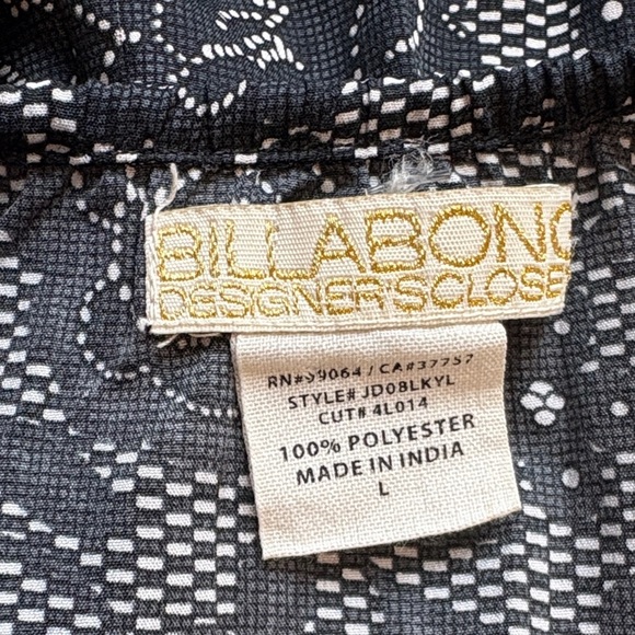 Billabong Black Floral La e Pattern Dress - Picture 2 of 5